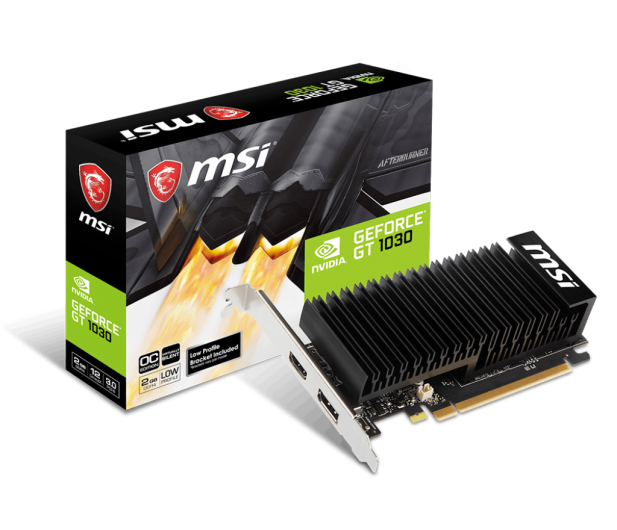 MSI GeForce GT 1030 2GHD4 LP OC 2GB DDR4 - 428856 - zdjęcie 2